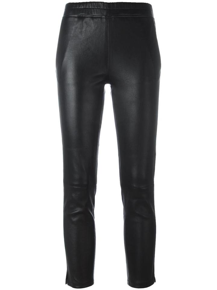 Arma 'provence' Trousers, Women's, Size: 38, Black, Cotton/spandex/elastane/lamb Skin