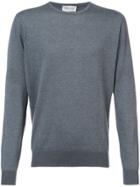 John Smedley Classic Crew-neck Sweater - Grey