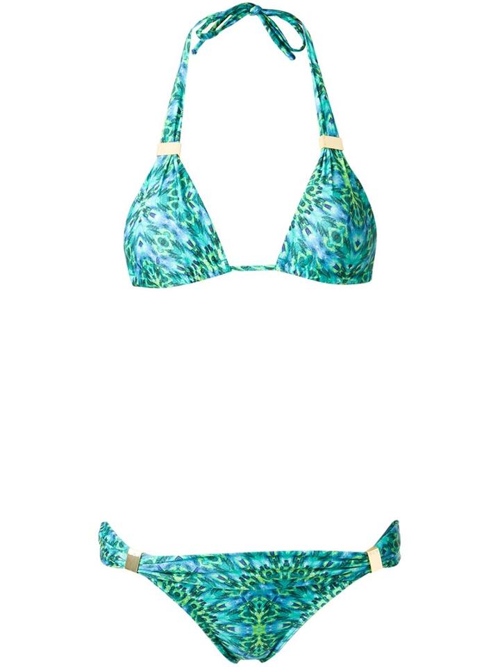 Sub Triangle Bikini Set, Women's, Size: P, Blue, Spandex/elastane/polyimide