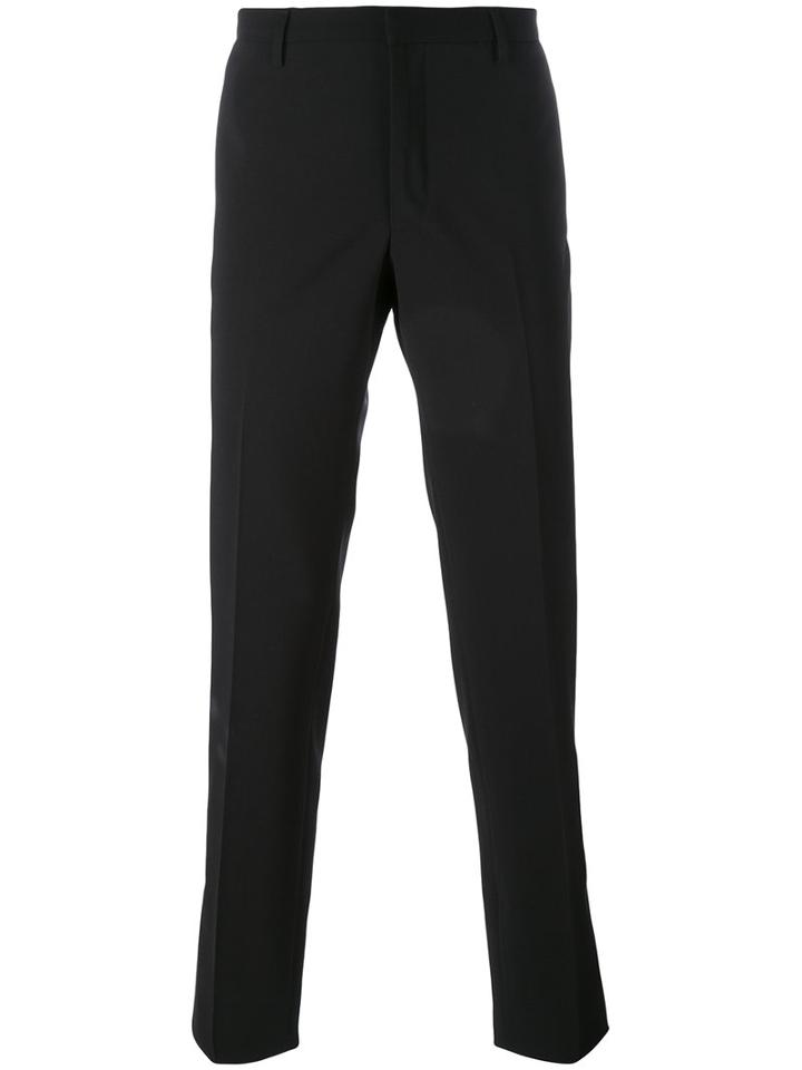 Aiezen - Straight-leg Trousers - Men - Spandex/elastane/wool - 50, Black, Spandex/elastane/wool