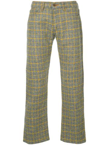 Junya Watanabe Comme Des Garçons Vintage X Levis Plaid Trousers - Grey