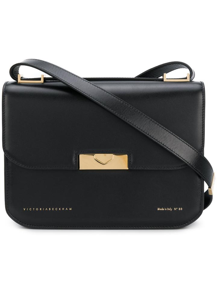 Victoria Beckham Eva Foldover Shoulder Bag - Black