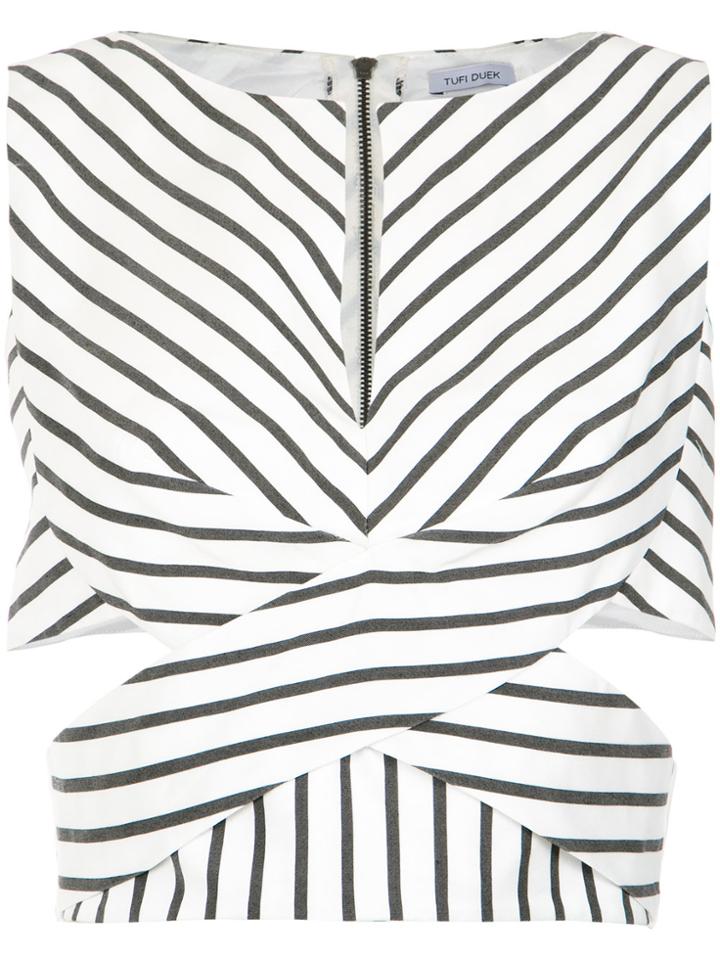 Tufi Duek Striped Crop Top - Unavailable