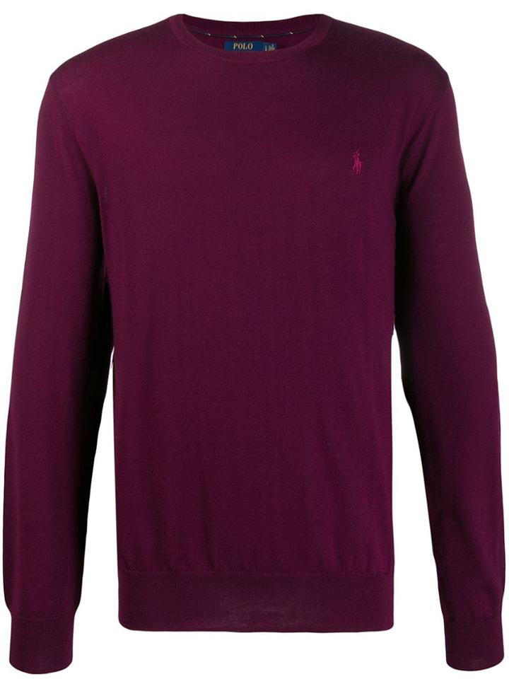 Polo Ralph Lauren Knit Crew Neck Jumper - Red