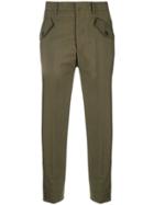 No21 Cropped Trousers - Green