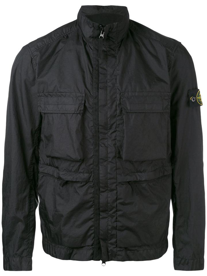 Stone Island - Membrana Jacket - Men - Polyamide/polyurethane Resin - M, Black, Polyamide/polyurethane Resin