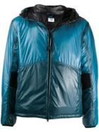 Cp Company Two-tone Padded Hooded Jacket - Blue