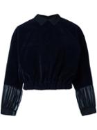 Kolor Elasticated Waistband Sweatshirt, Size: 2, Blue, Cotton/cupro/viscose/polyester