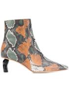 Rejina Pyo Pointed Boots - Orange