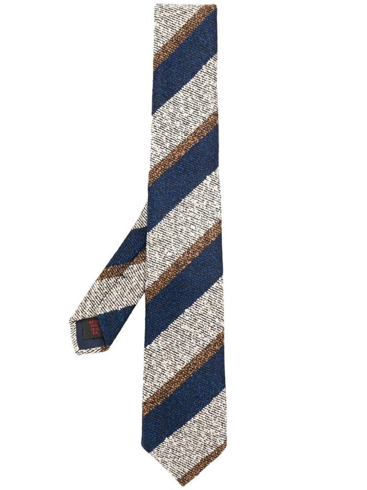 Tagliatore Knitted Tie - Blue