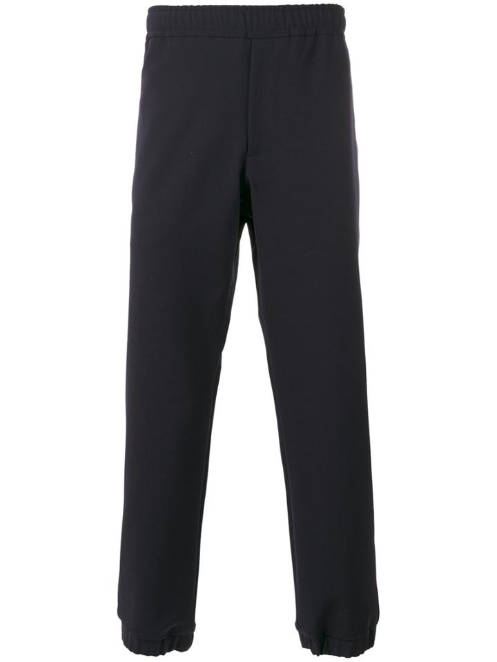 Joseph Clive Relaxed Trousers, Men's, Size: 48, Blue, Polyester/wool/spandex/elastane/cotton