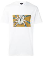 Lanvin Exposed Spider Print T-shirt, Men's, Size: Large, White, Cotton
