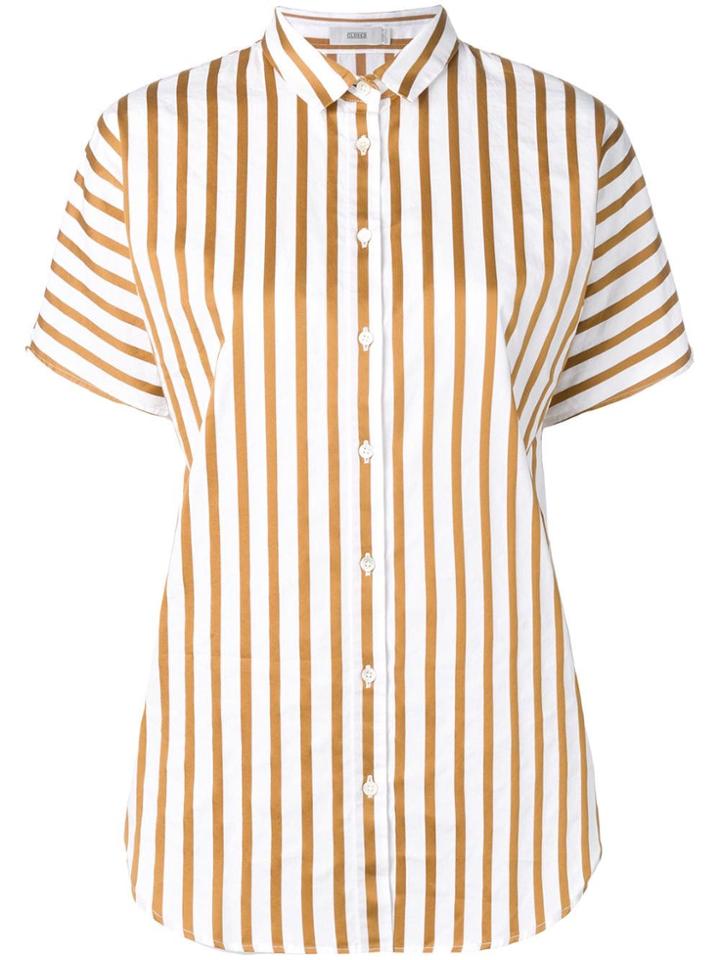 Closed Striped Button-up Shirt - Neutrals