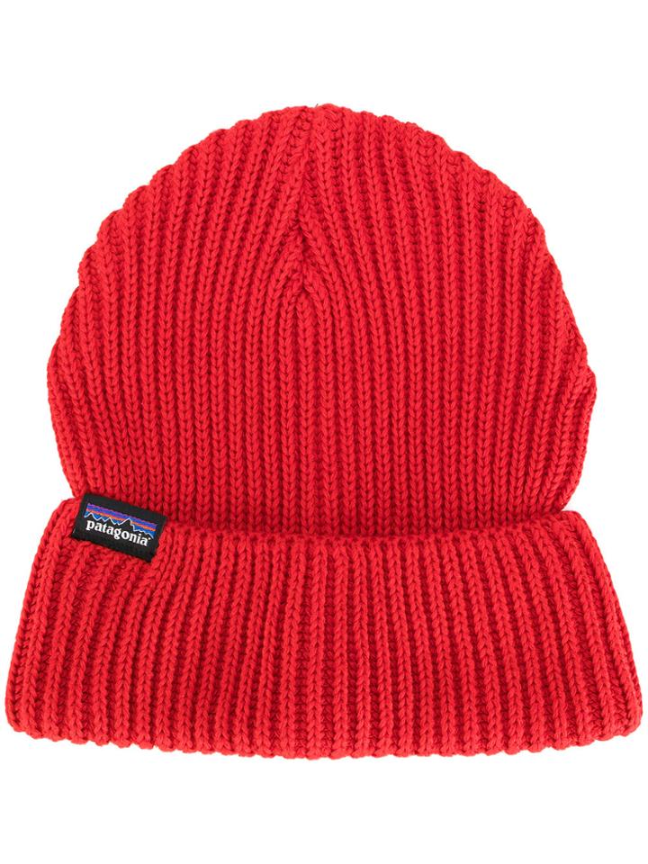Patagonia Ribbed Beanie Hat - Red