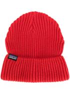 Patagonia Ribbed Beanie Hat - Red