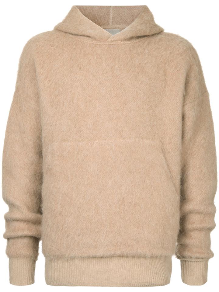 Laneus Front Pockets Hoodie - Brown