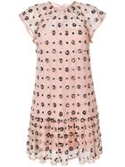 Red Valentino Embellished Tulle Dress - Neutrals