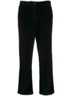 Woolrich Cropped Corduroy Trousers - Black