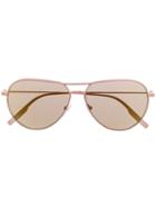 Ermenegildo Zegna Classic Aviator Sunglasses - Brown