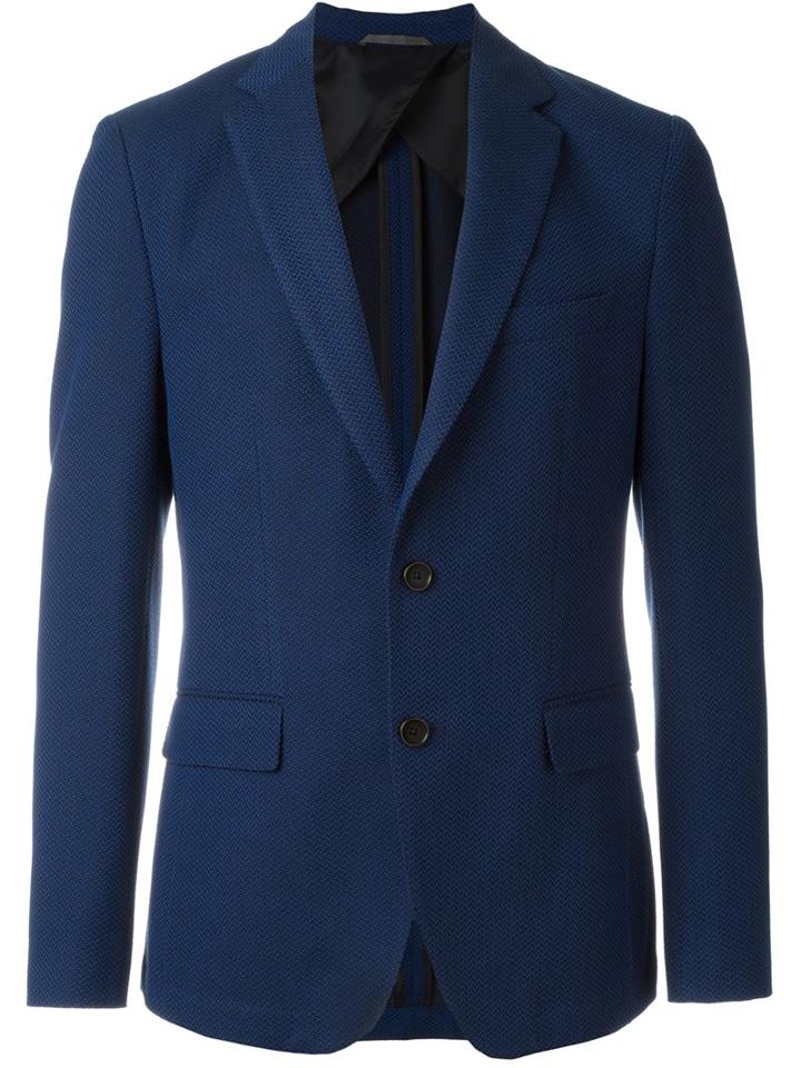 Boss Hugo Boss Textured 'nobis' Single Breasted Fitted Blazer