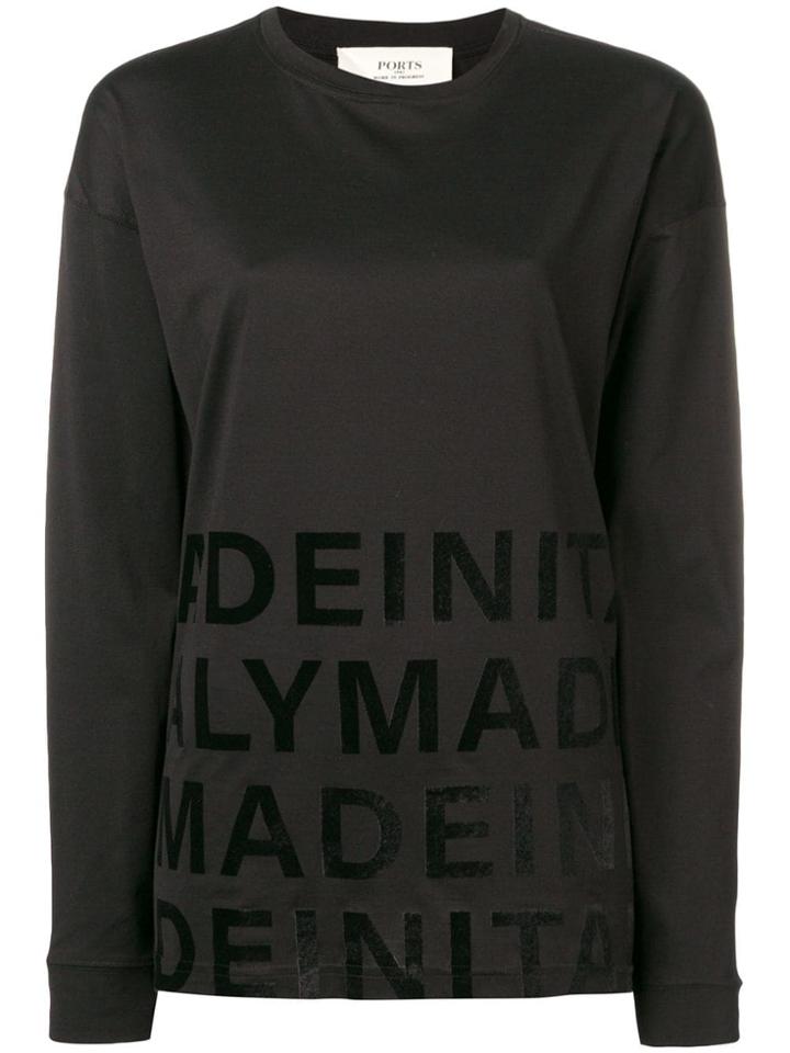 Ports 1961 Longsleeved Jersey - Black