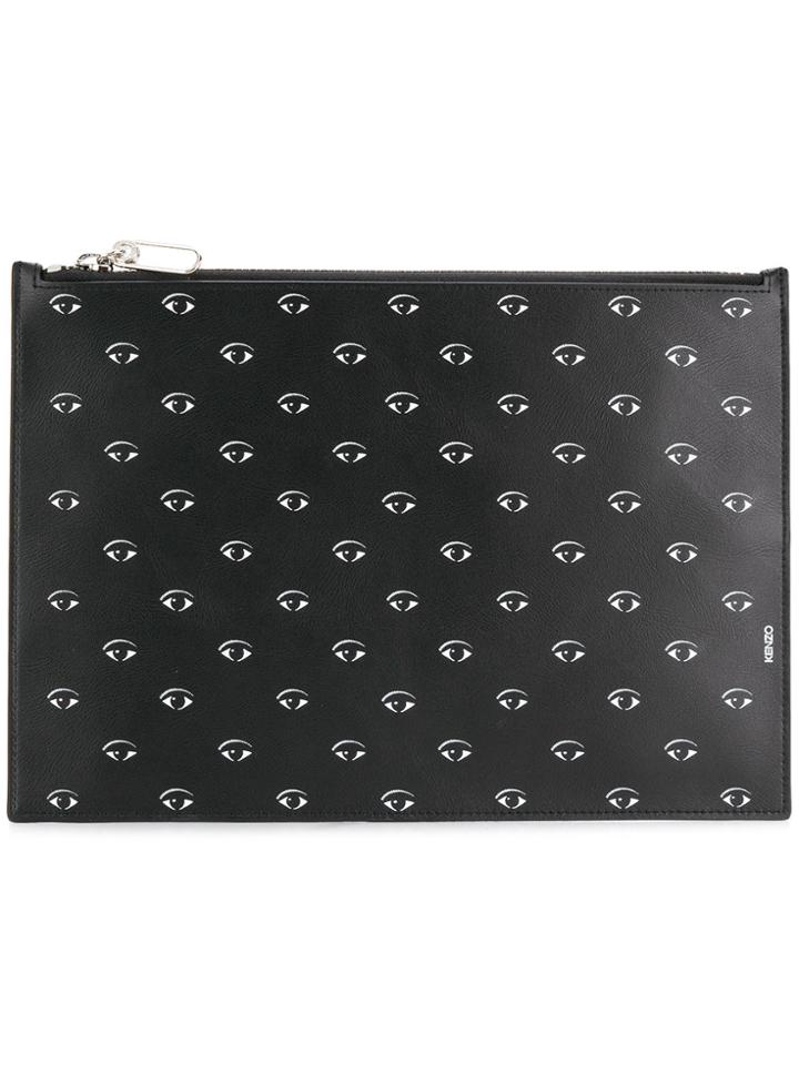 Kenzo Eye Clutch Bag - Black