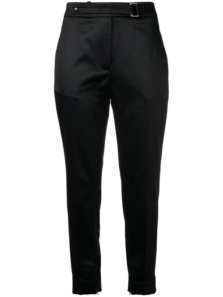Tom Ford Belted Cigarette Pants - Black