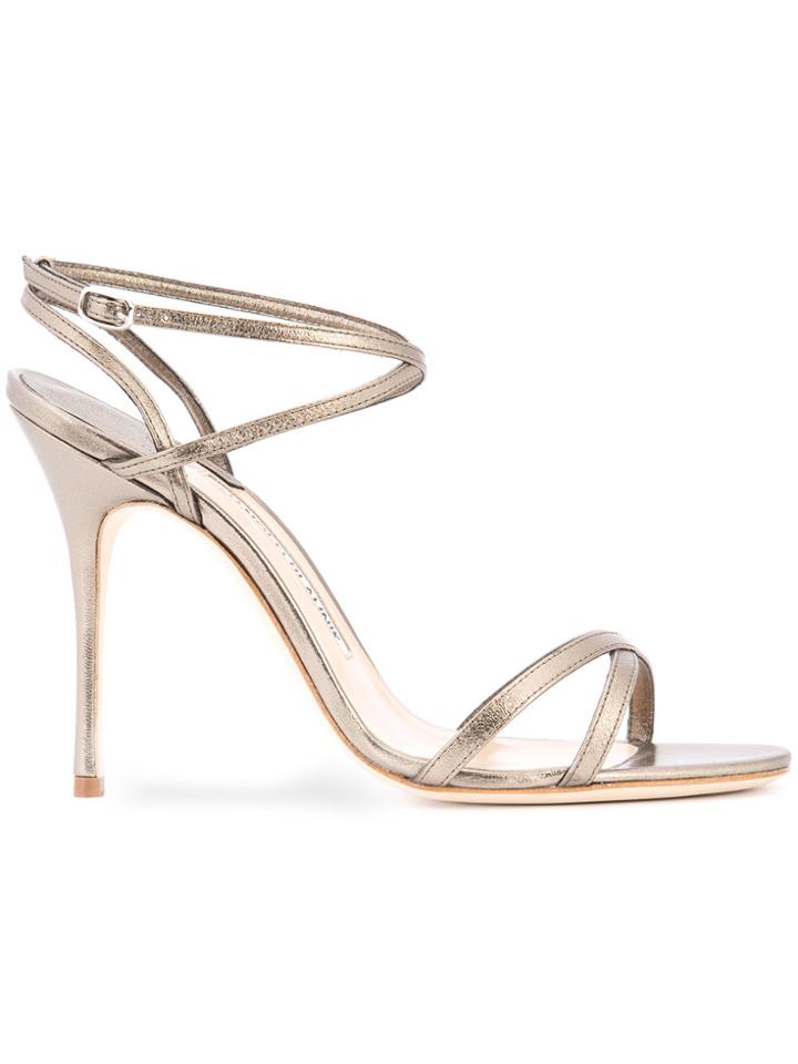 Manolo Blahnik Pippo Sandals - Metallic