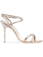 Manolo Blahnik Pippo Sandals - Metallic