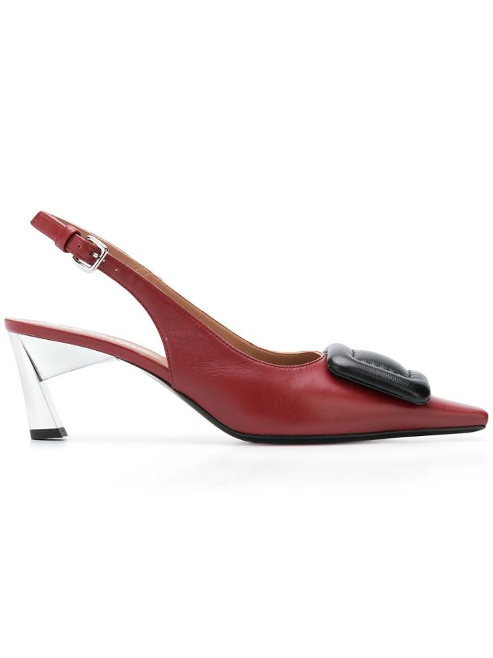 Marni Square Toe Pumps - Red