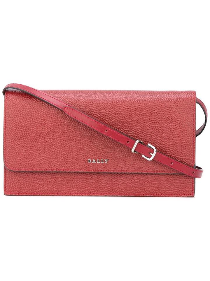Bally Flap Crossbody Bag, Women's, Red