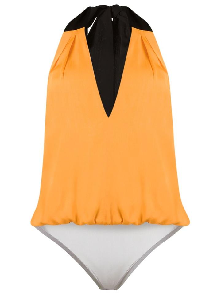 Andrea Marques V-neck Bodysuit