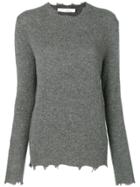 Iro Raw Edge Sweater - Grey