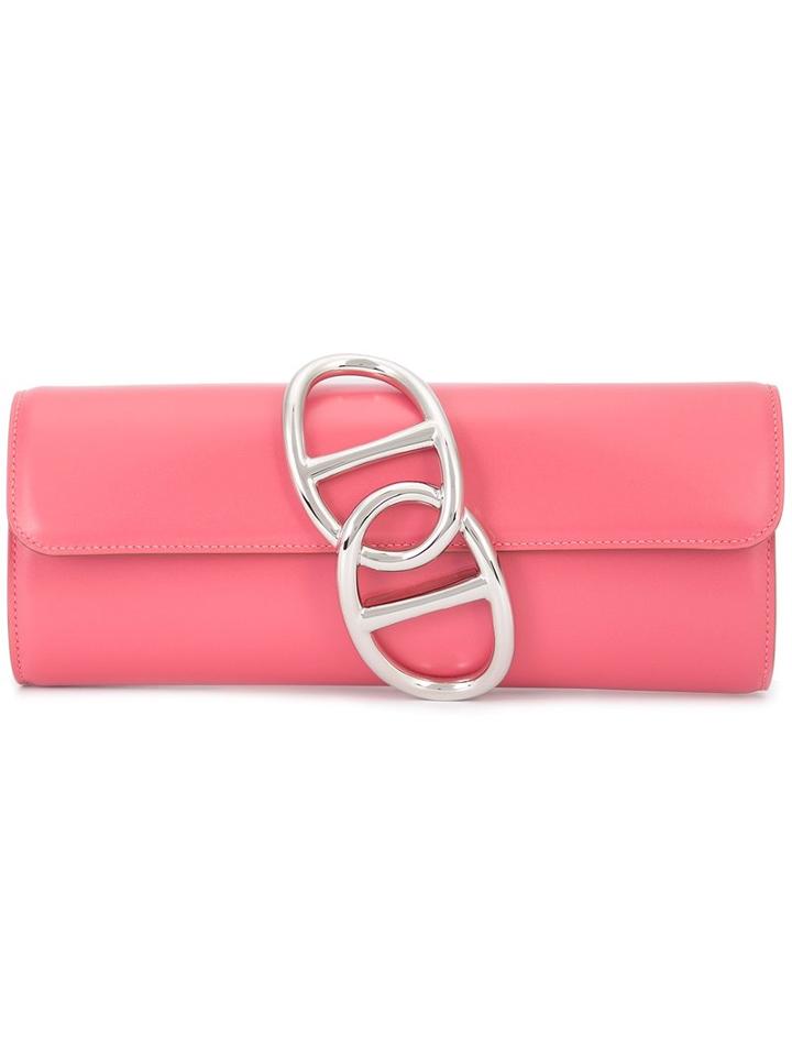 Hermès Vintage Egee Clutch, Women's, Pink/purple