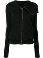 Rick Owens Drkshdw Pointy Zipped Hoodie, Women's, Size: Large, Black, Cotton