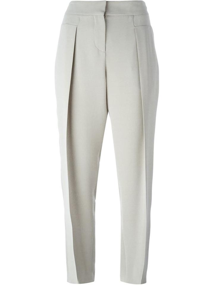 Giorgio Armani Pleated High Waist Tapered Trousers