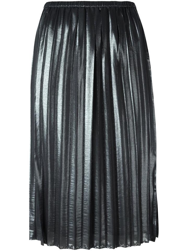 Isabel Marant Étoile 'madlen' Lamé Skirt, Women's, Size: Medium, Grey, Polyester