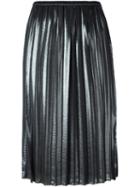 Isabel Marant Étoile 'madlen' Lamé Skirt, Women's, Size: Medium, Grey, Polyester