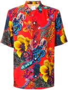 Paul Smith Floral Print Boxy Shirt - Red