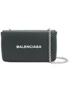 Balenciaga Everyday Chain Wallet - Black