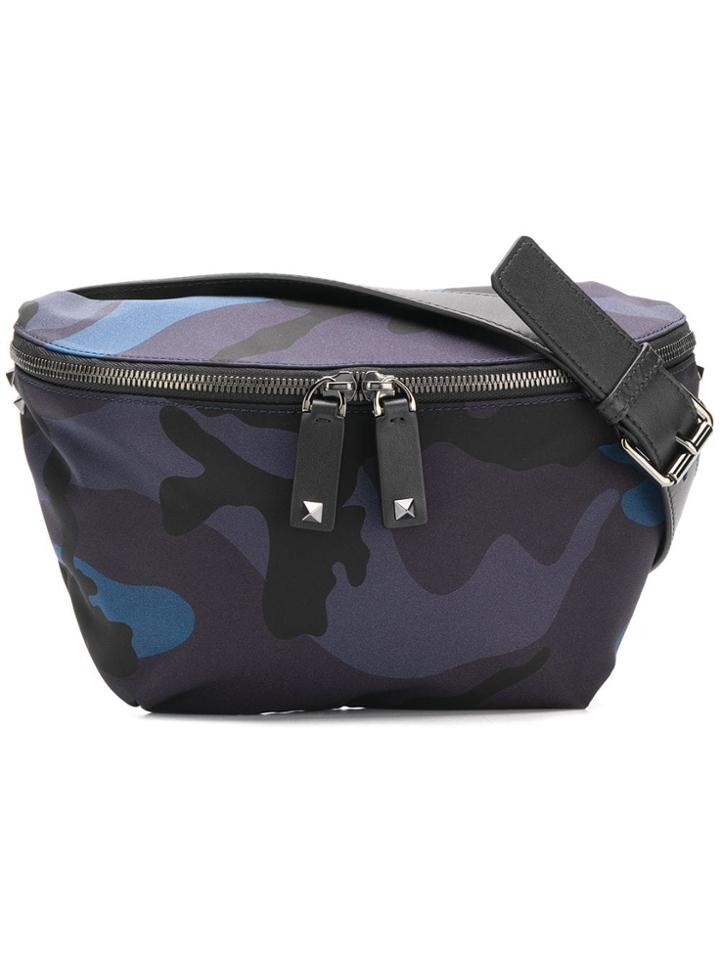 Valentino Valentino Garavani Camouflage Belt Bag - Blue