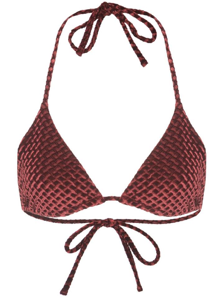 Onia Megan Bikini Top - Red