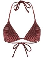 Onia Megan Bikini Top - Red