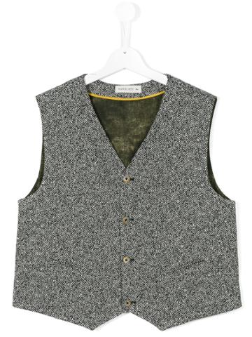 Manuel Ritz Kids Classic Tailored Waistcoat - Black