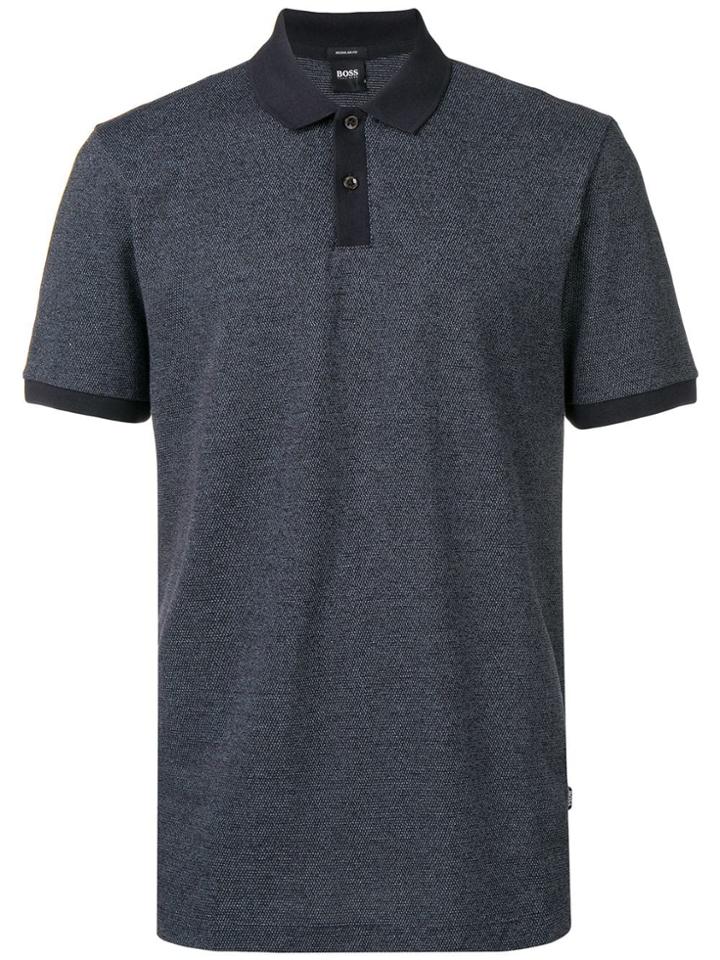 Boss Hugo Boss Contrast Collar Polo Shirt - Blue