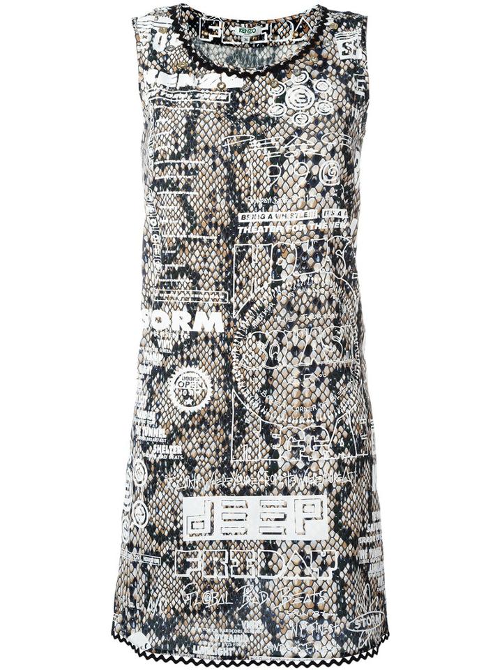 Kenzo - Flyers Shift Dress - Women - Viscose - 36, Viscose