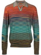 Missoni Knitted Polo Shirt - Red