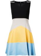Loveless - Colour Block Dress - Women - Polyester/rayon - 9, Polyester/rayon