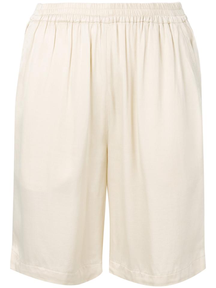 Bellerose High-waist Fitted Shorts - Nude & Neutrals