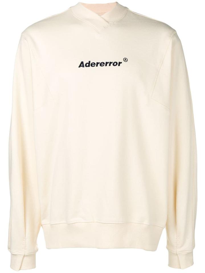 Ader Error Oversized Logo Sweatshirt - Nude & Neutrals